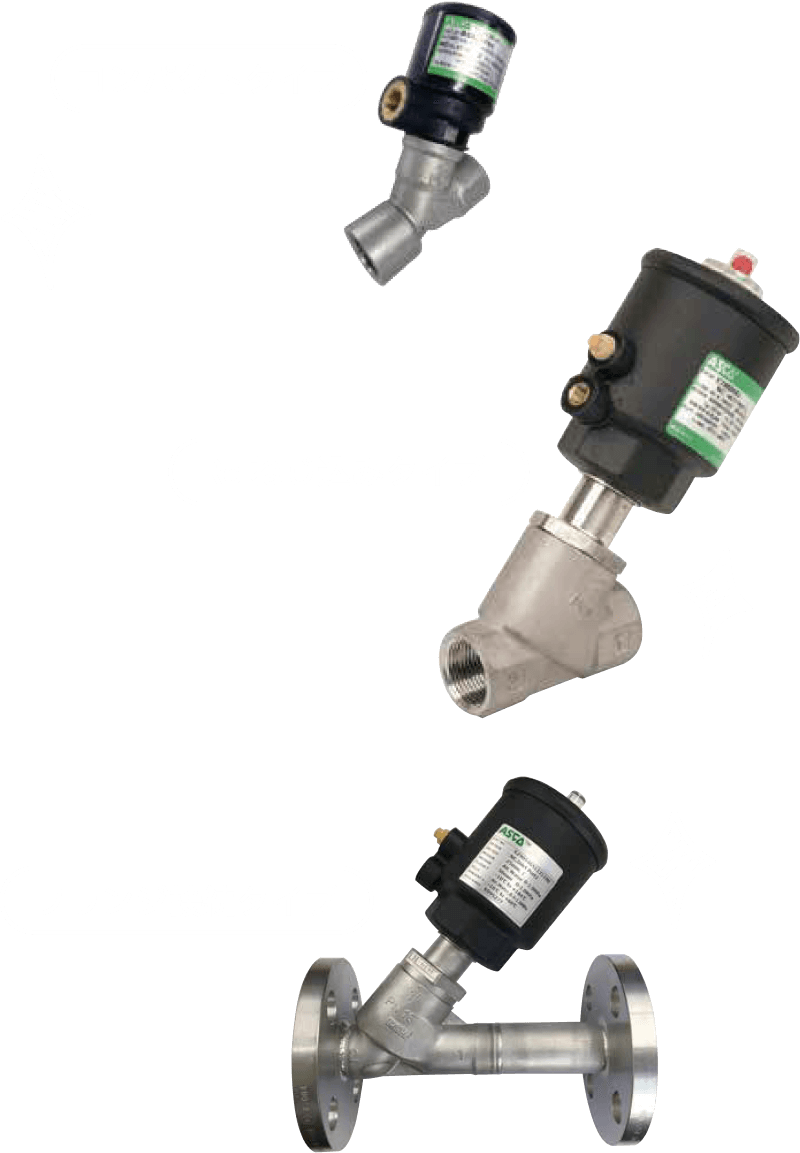 日本アスコのエアオペレートピストンバルブ