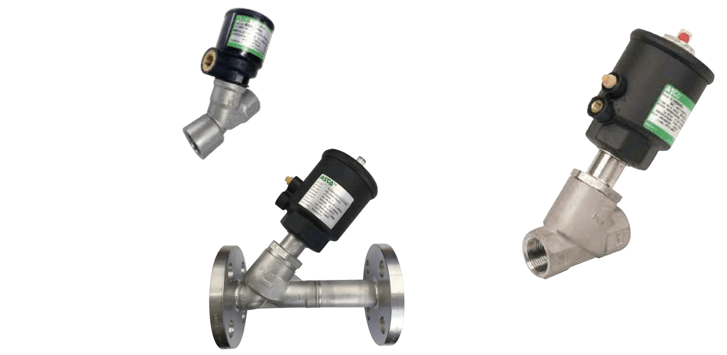 日本アスコのエアオペレートピストンバルブ